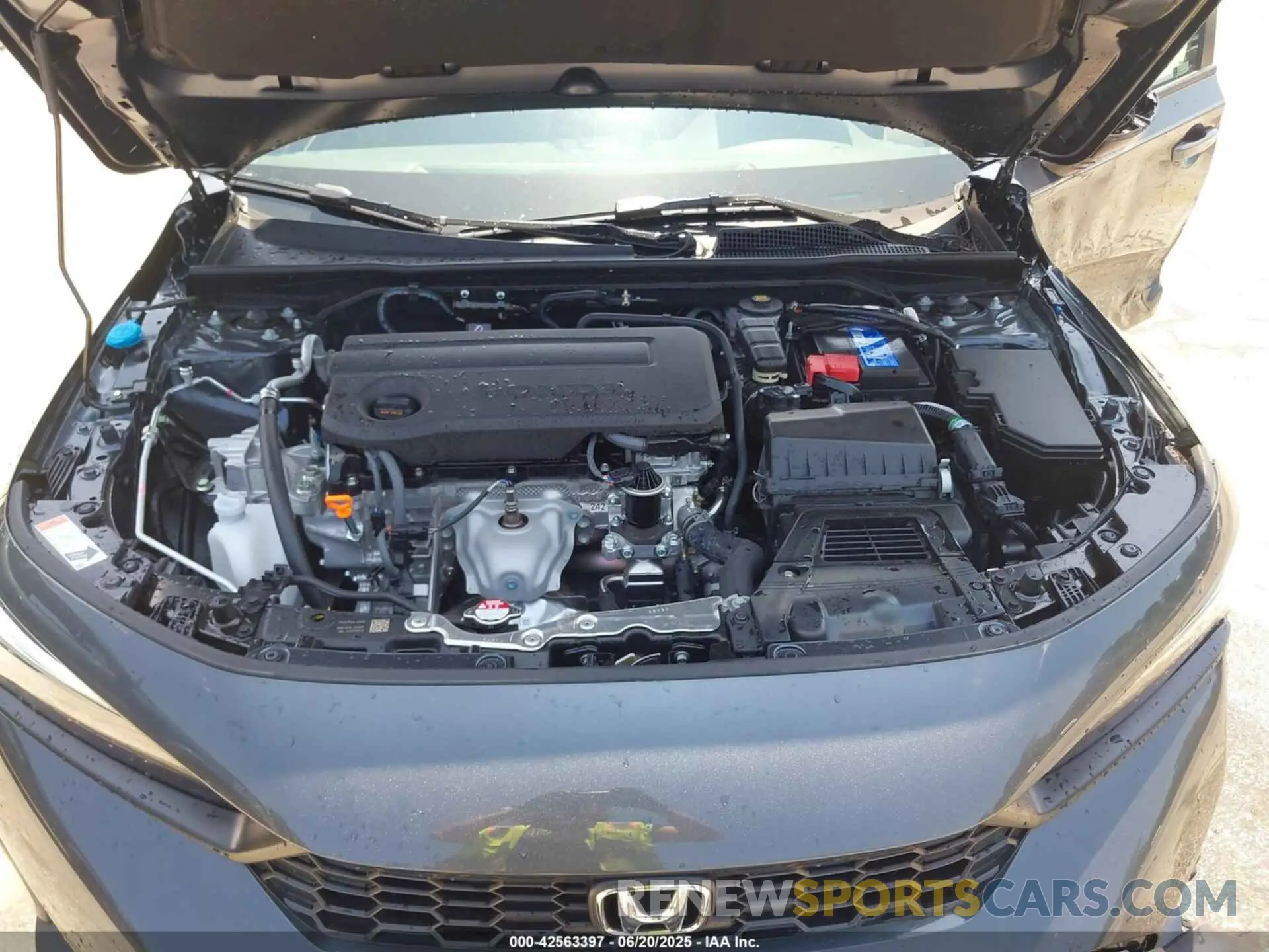 10 fotografías del automóvil dañado 2HGFE2F5XSH584966 HONDA CIVIC 2025