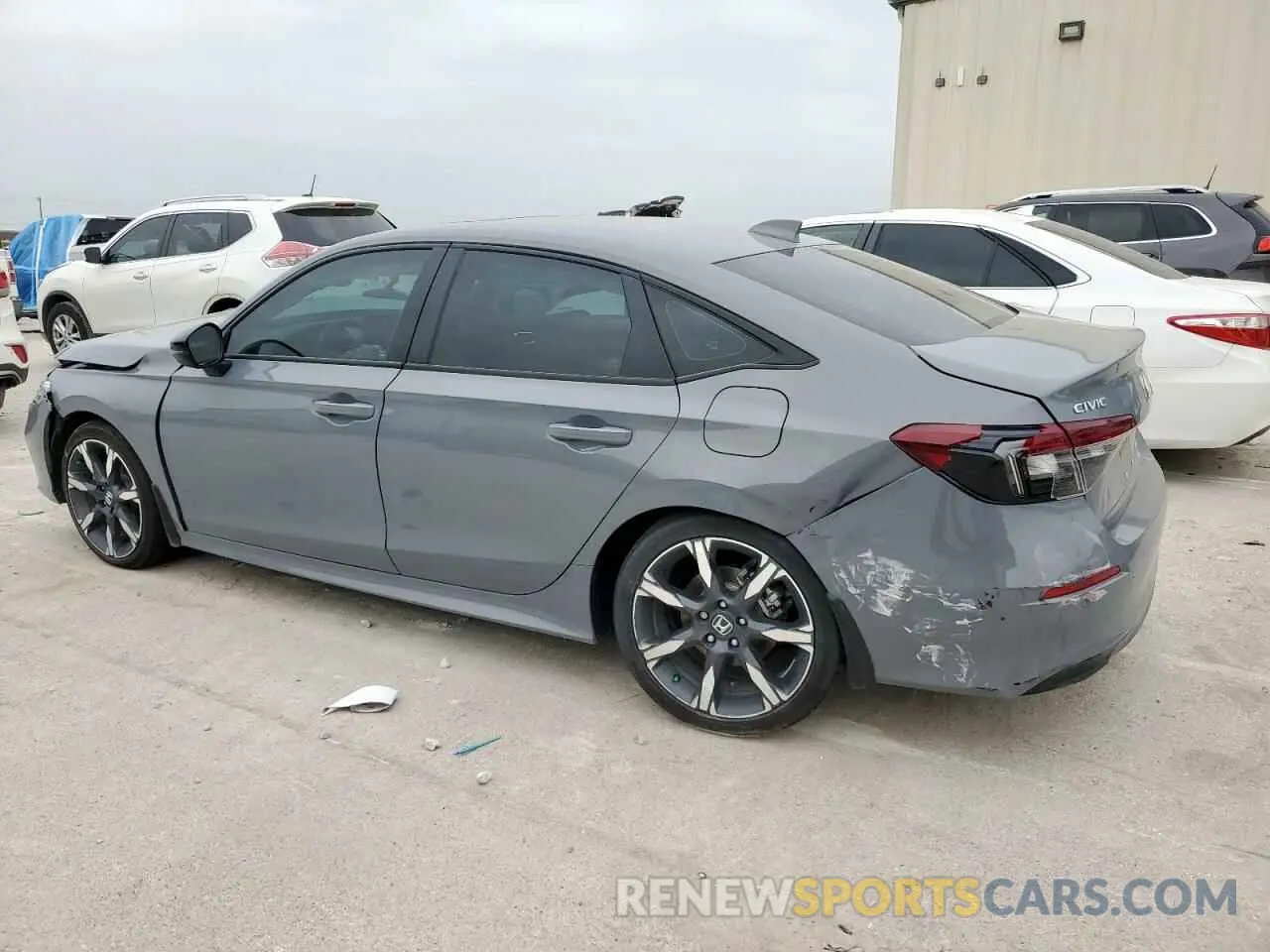 2 fotografías del automóvil dañado 2HGFE4F81SH319178 HONDA CIVIC 2025