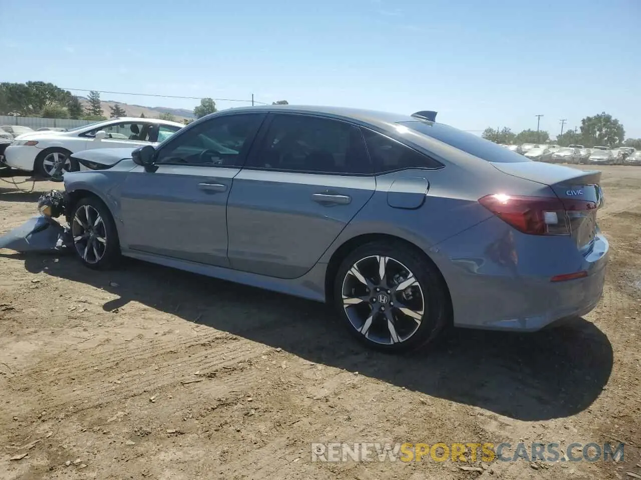 2 fotografías del automóvil dañado 2HGFE4F82SH304091 HONDA CIVIC 2025