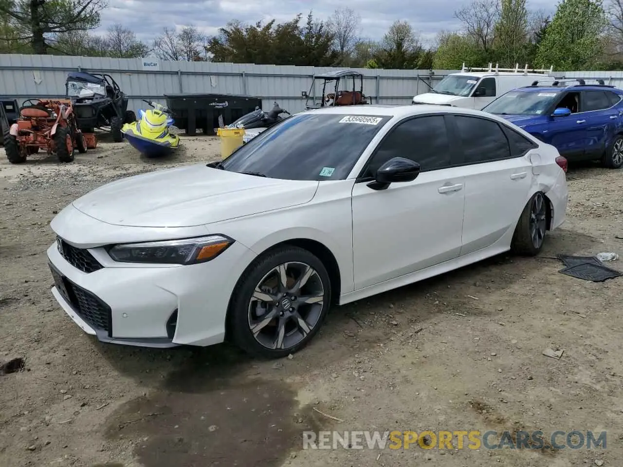 1 fotografías del automóvil dañado 2HGFE4F82SH306715 HONDA CIVIC 2025