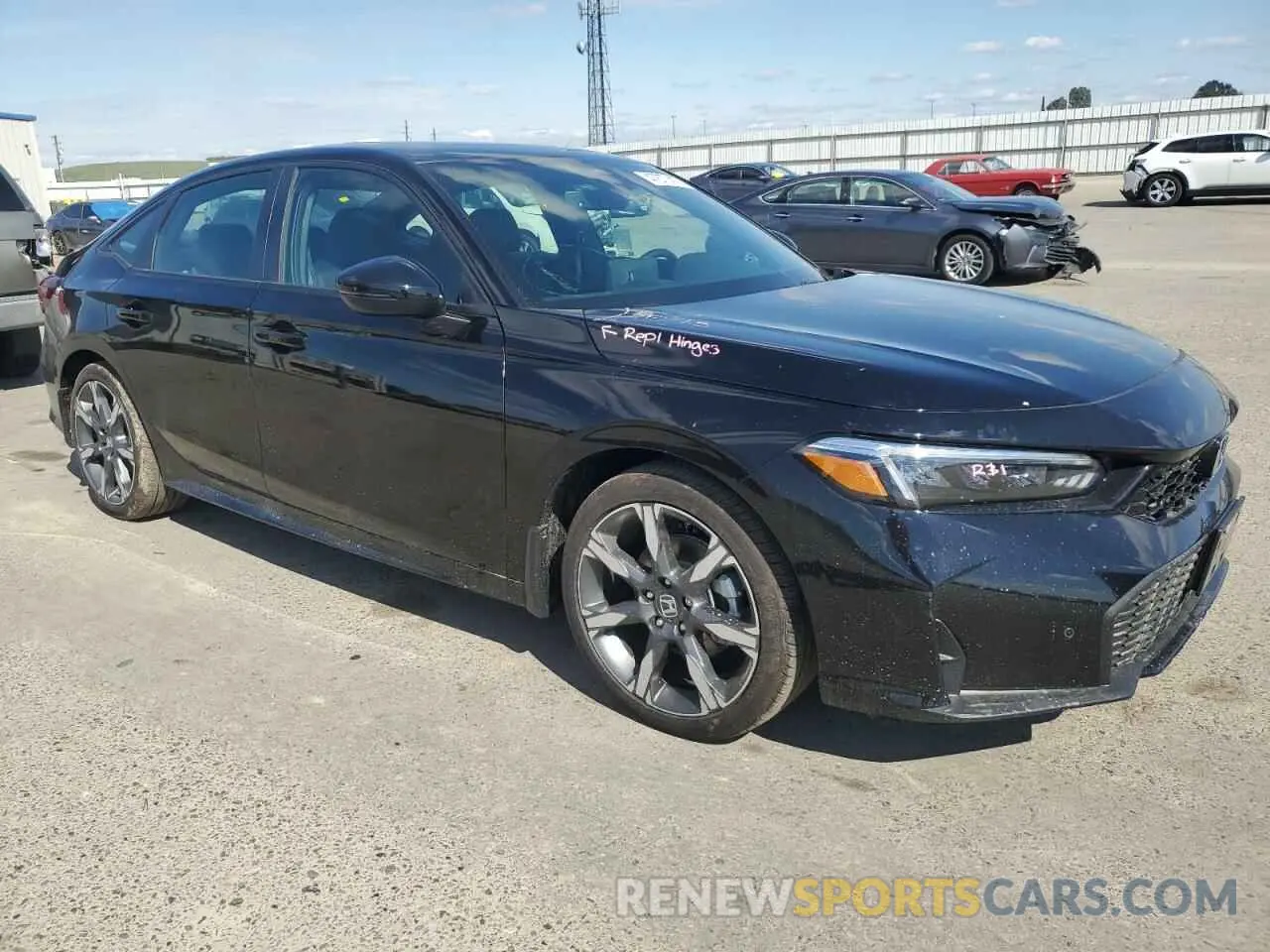 4 fotografías del automóvil dañado 2HGFE4F82SH322753 HONDA CIVIC 2025