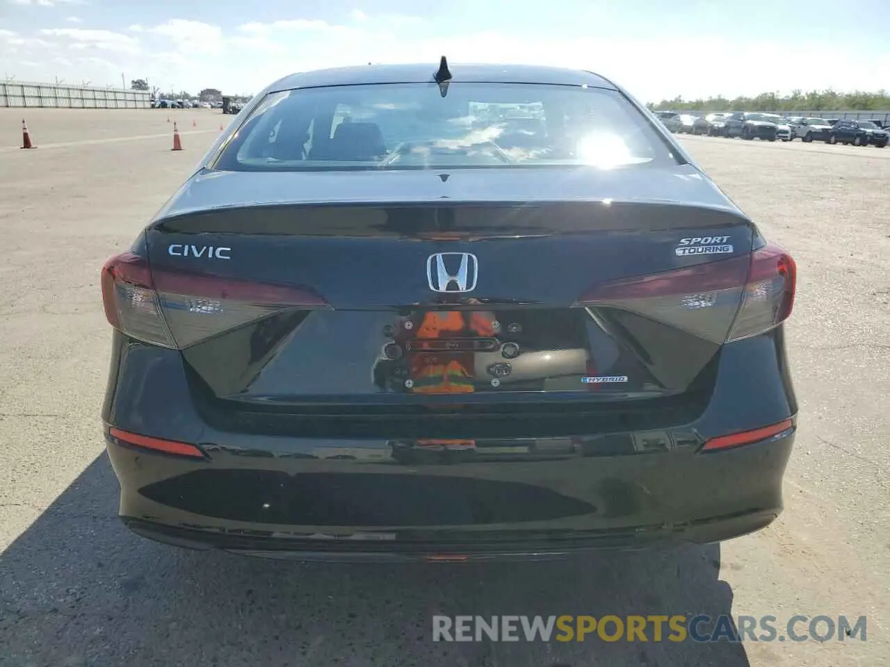 6 fotografías del automóvil dañado 2HGFE4F82SH322753 HONDA CIVIC 2025