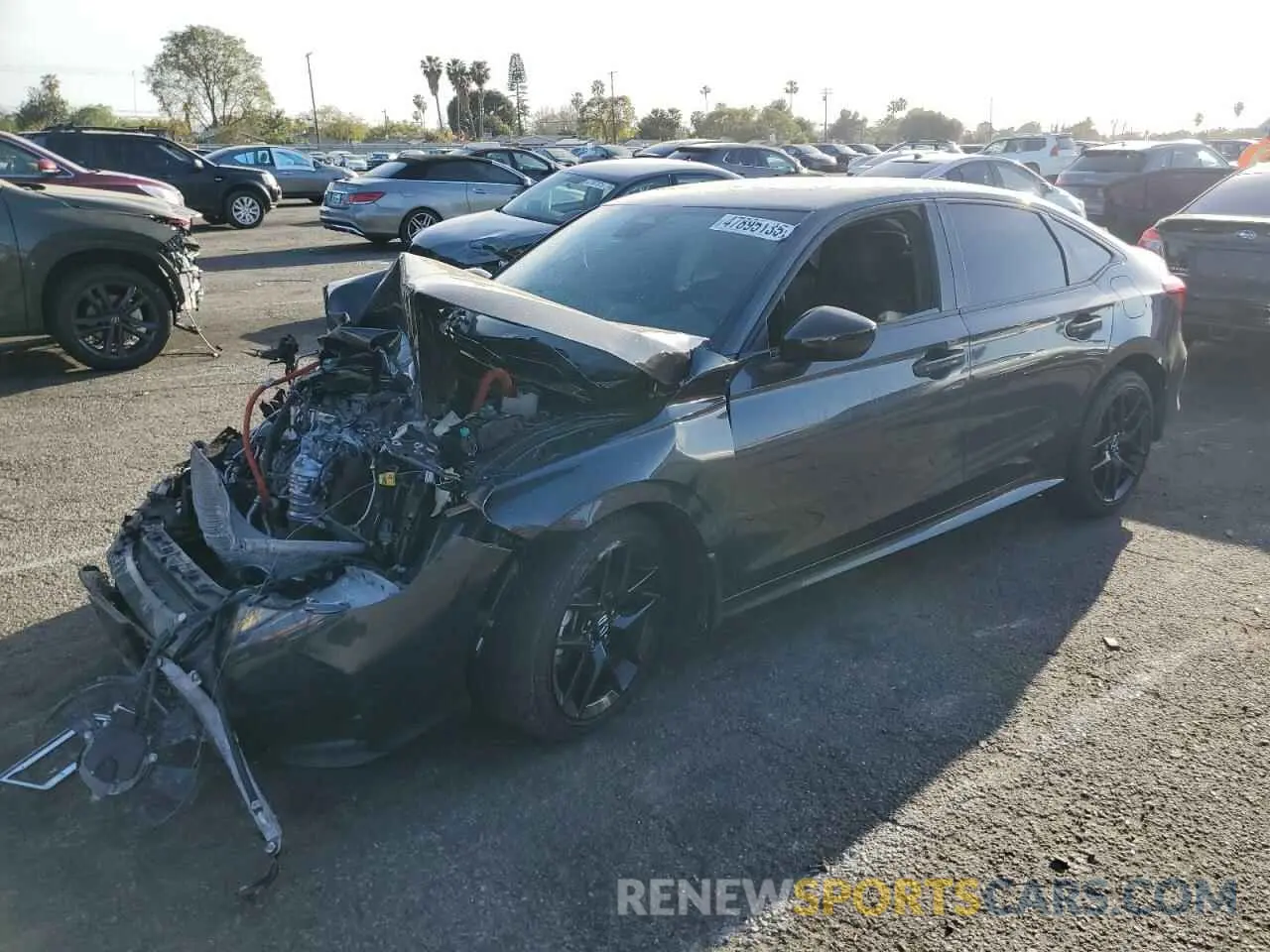 1 fotografías del automóvil dañado 2HGFE4F83SH312992 HONDA CIVIC 2025