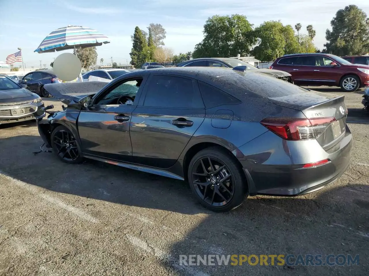 2 fotografías del automóvil dañado 2HGFE4F83SH312992 HONDA CIVIC 2025