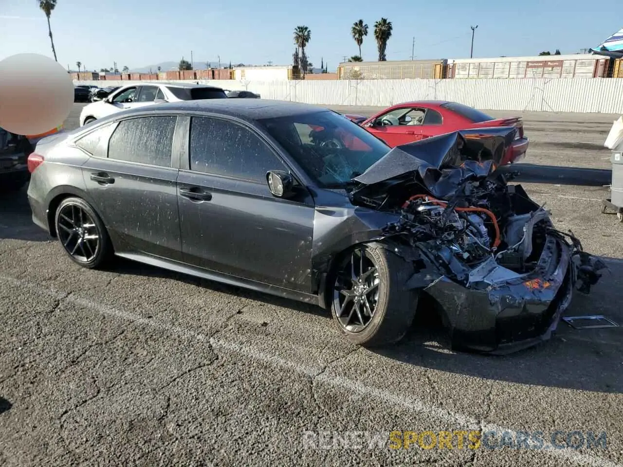 4 fotografías del automóvil dañado 2HGFE4F83SH312992 HONDA CIVIC 2025
