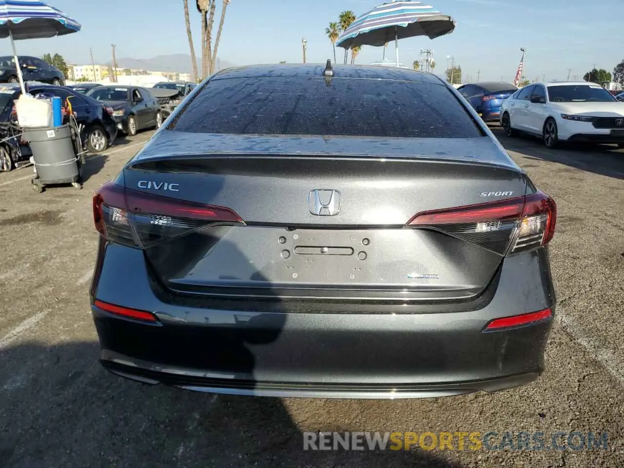 6 fotografías del automóvil dañado 2HGFE4F83SH312992 HONDA CIVIC 2025