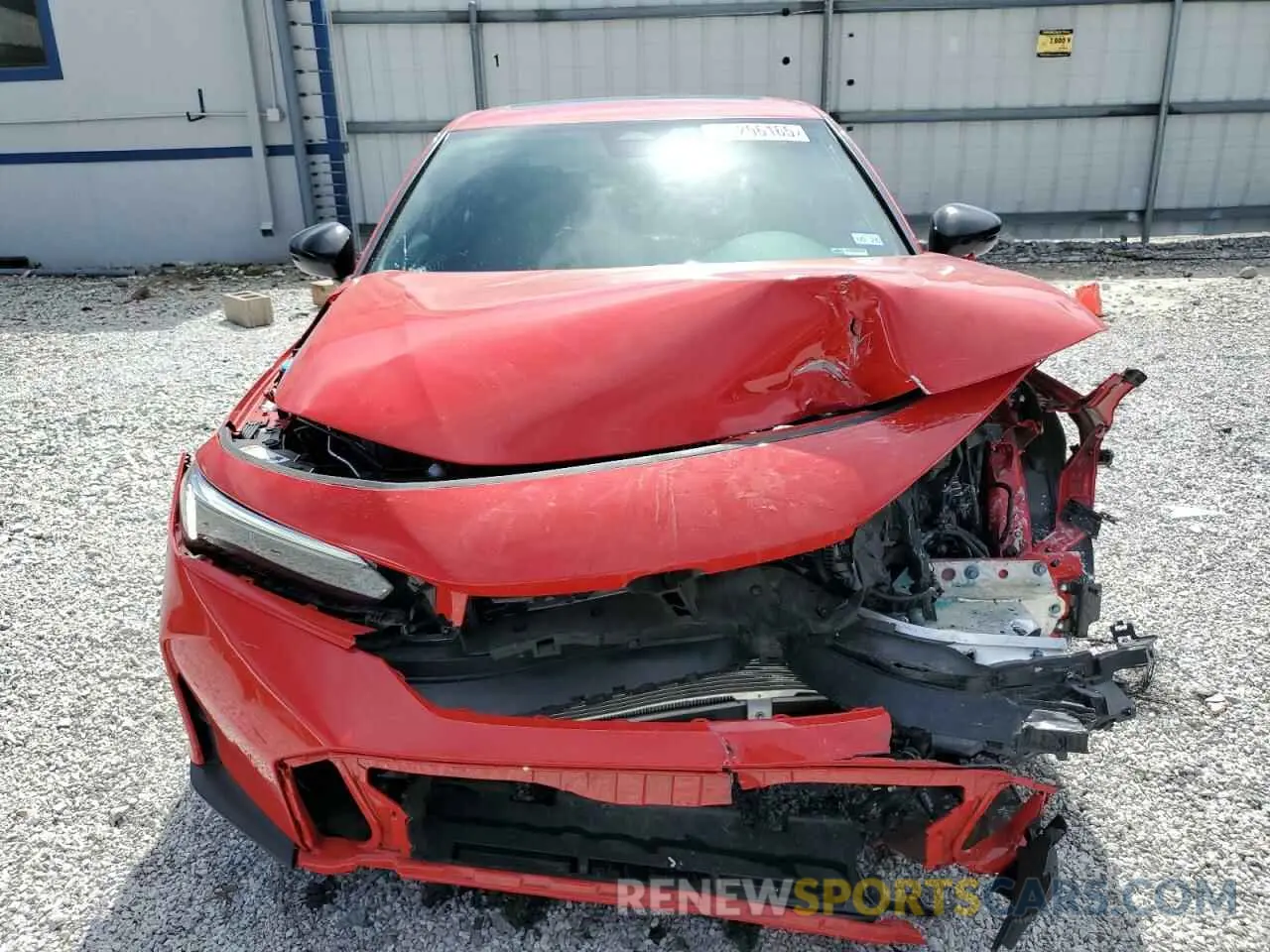 5 fotografías del automóvil dañado 2HGFE4F84SH307428 HONDA CIVIC 2025
