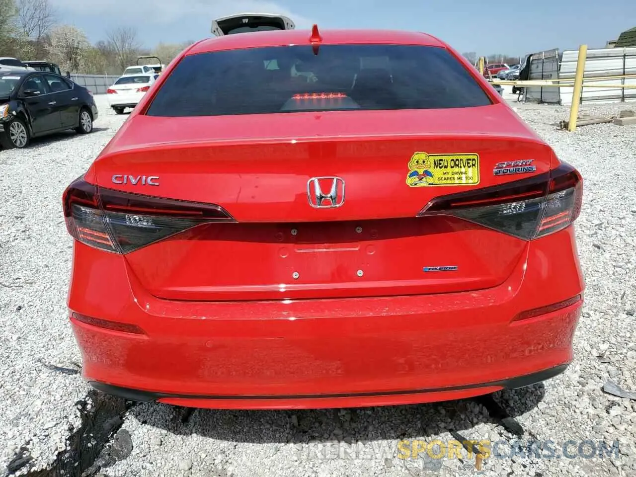 6 fotografías del automóvil dañado 2HGFE4F84SH307428 HONDA CIVIC 2025