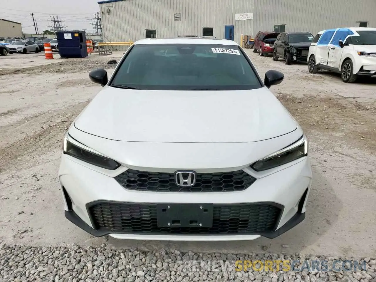 5 fotografías del automóvil dañado 2HGFE4F84SH324259 HONDA CIVIC 2025