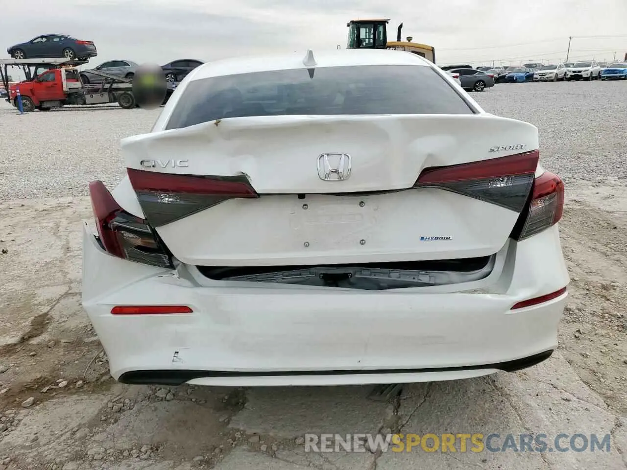 6 fotografías del automóvil dañado 2HGFE4F84SH324259 HONDA CIVIC 2025