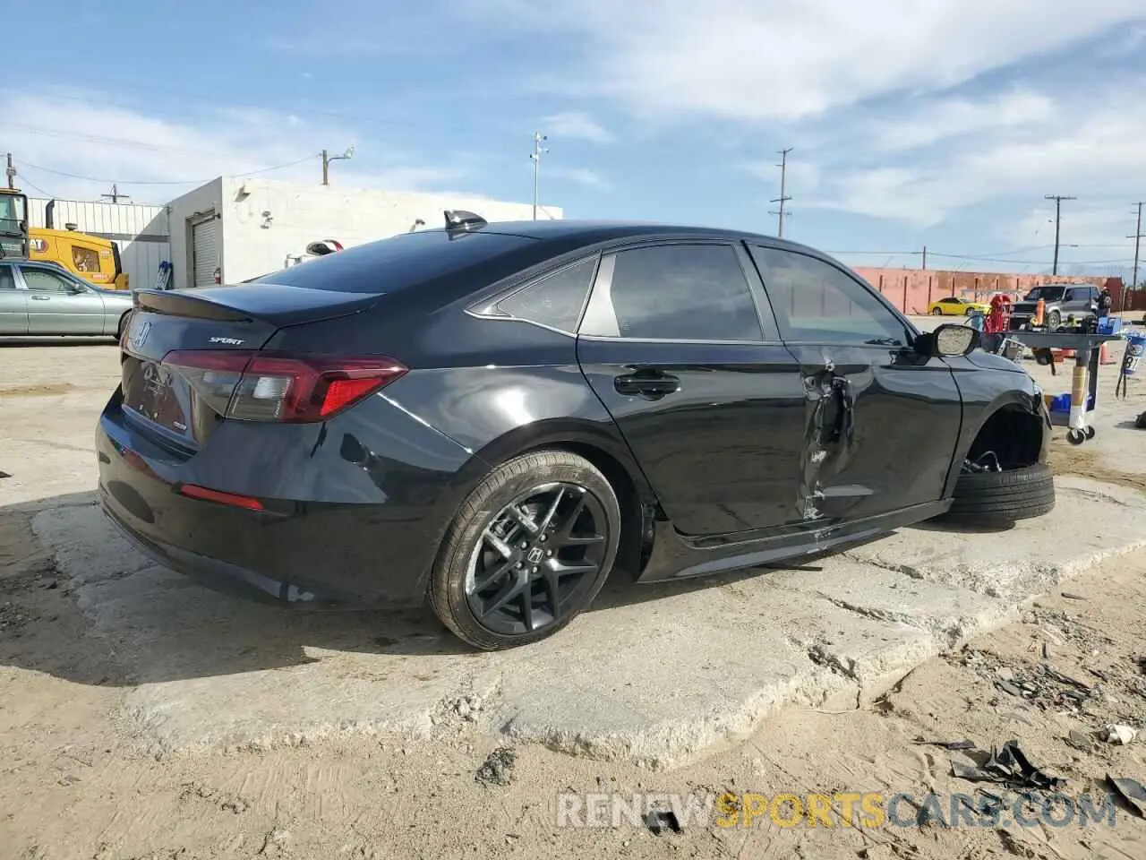 3 fotografías del automóvil dañado 2HGFE4F84SH326075 HONDA CIVIC 2025