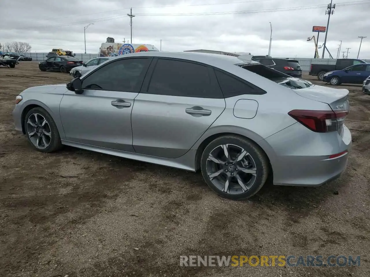 2 fotografías del automóvil dañado 2HGFE4F85SH310287 HONDA CIVIC 2025