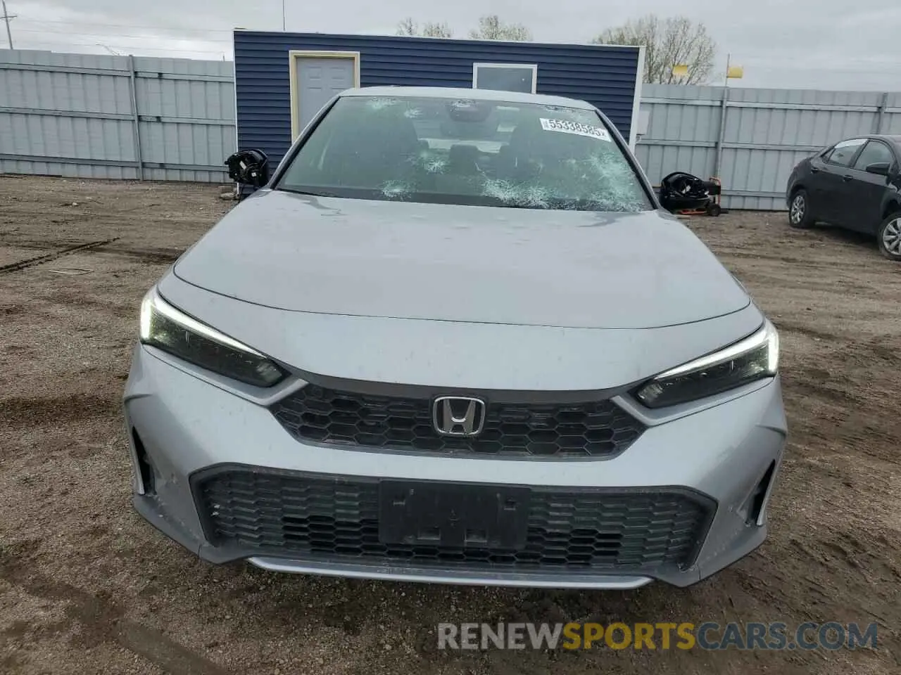 5 fotografías del automóvil dañado 2HGFE4F85SH310287 HONDA CIVIC 2025