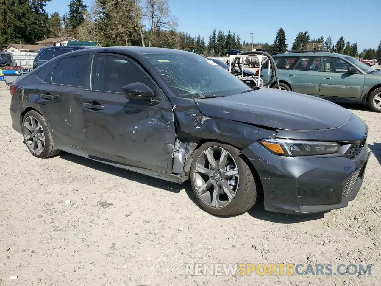 4 fotografías del automóvil dañado 2HGFE4F85SH316722 HONDA CIVIC 2025