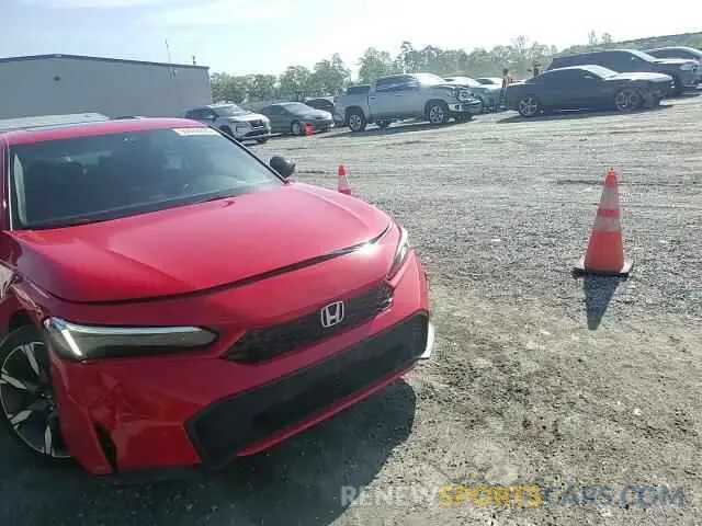 13 fotografías del automóvil dañado 2HGFE4F85SH320527 HONDA CIVIC 2025