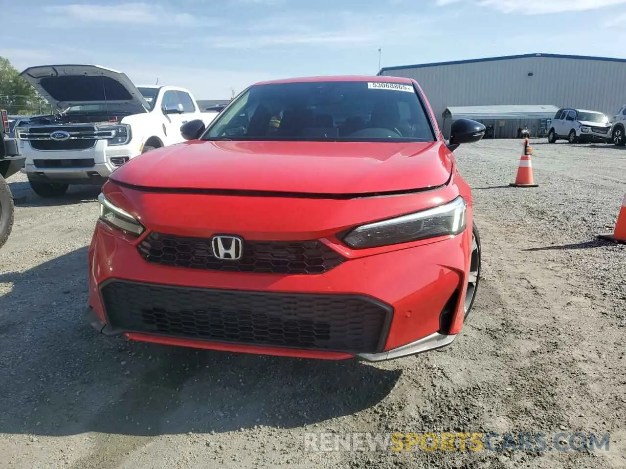 5 fotografías del automóvil dañado 2HGFE4F85SH320527 HONDA CIVIC 2025