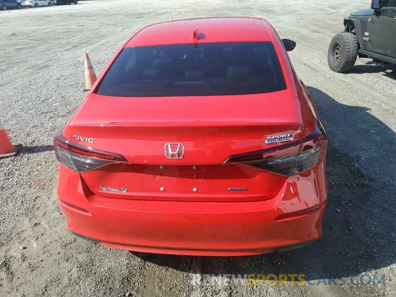 6 fotografías del automóvil dañado 2HGFE4F85SH320527 HONDA CIVIC 2025