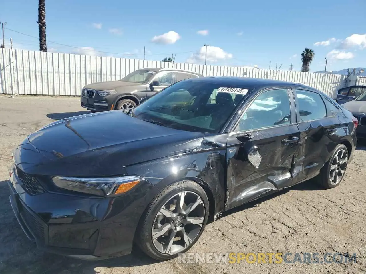 1 fotografías del automóvil dañado 2HGFE4F86SH301081 HONDA CIVIC 2025