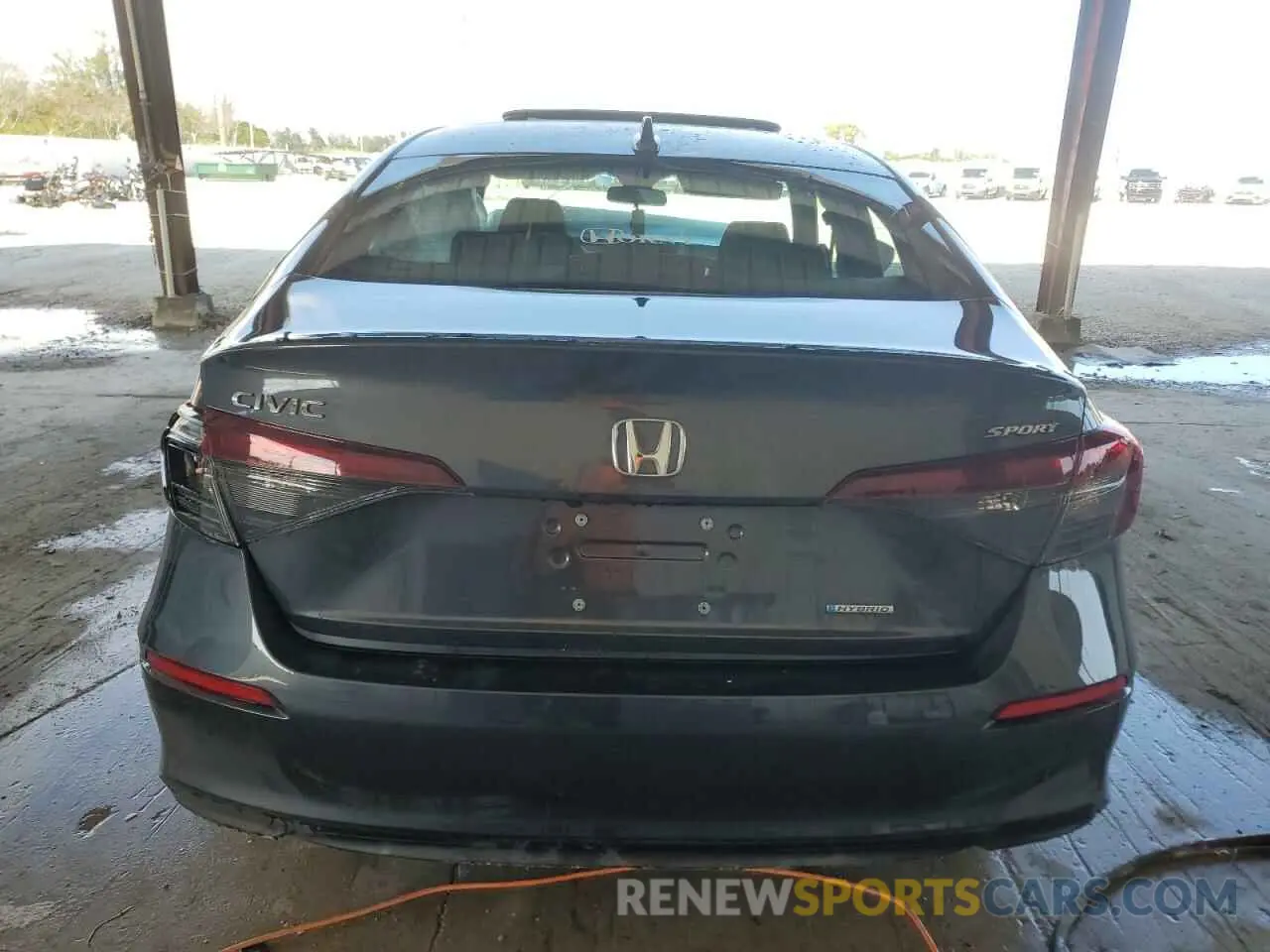 6 fotografías del automóvil dañado 2HGFE4F86SH309147 HONDA CIVIC 2025