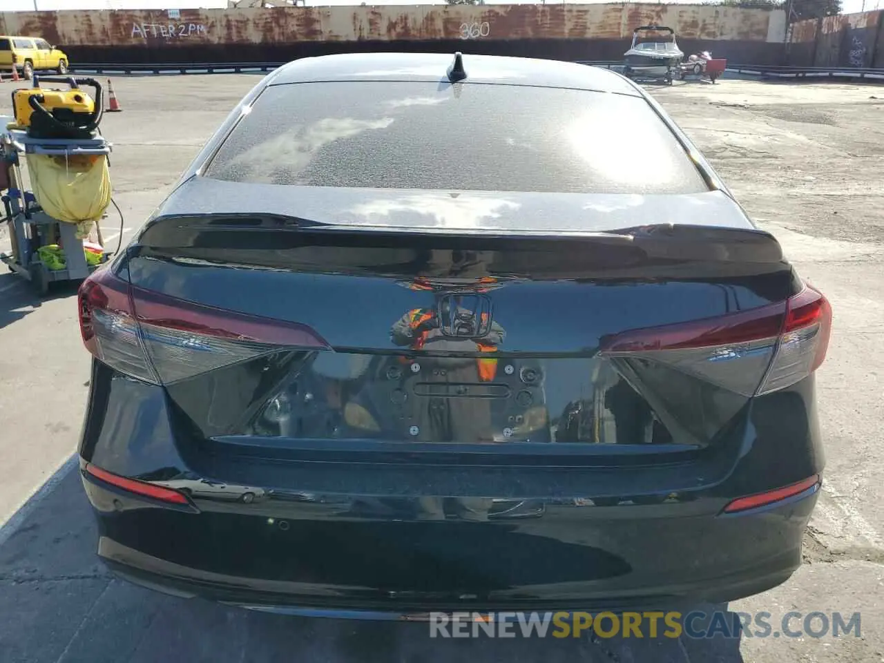 6 fotografías del automóvil dañado 2HGFE4F87SH301154 HONDA CIVIC 2025