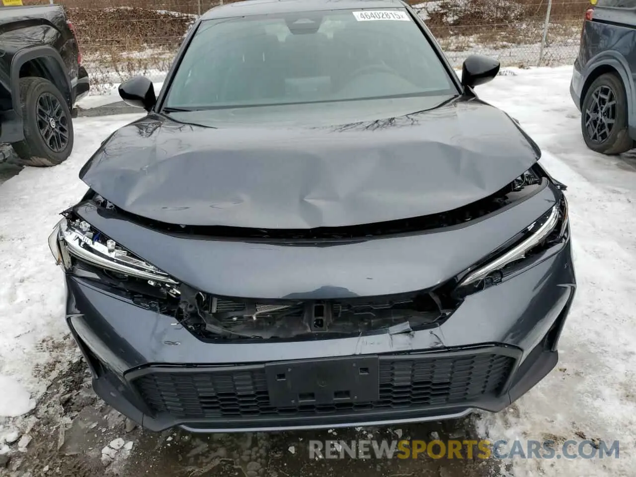 5 fotografías del automóvil dañado 2HGFE4F87SH304619 HONDA CIVIC 2025