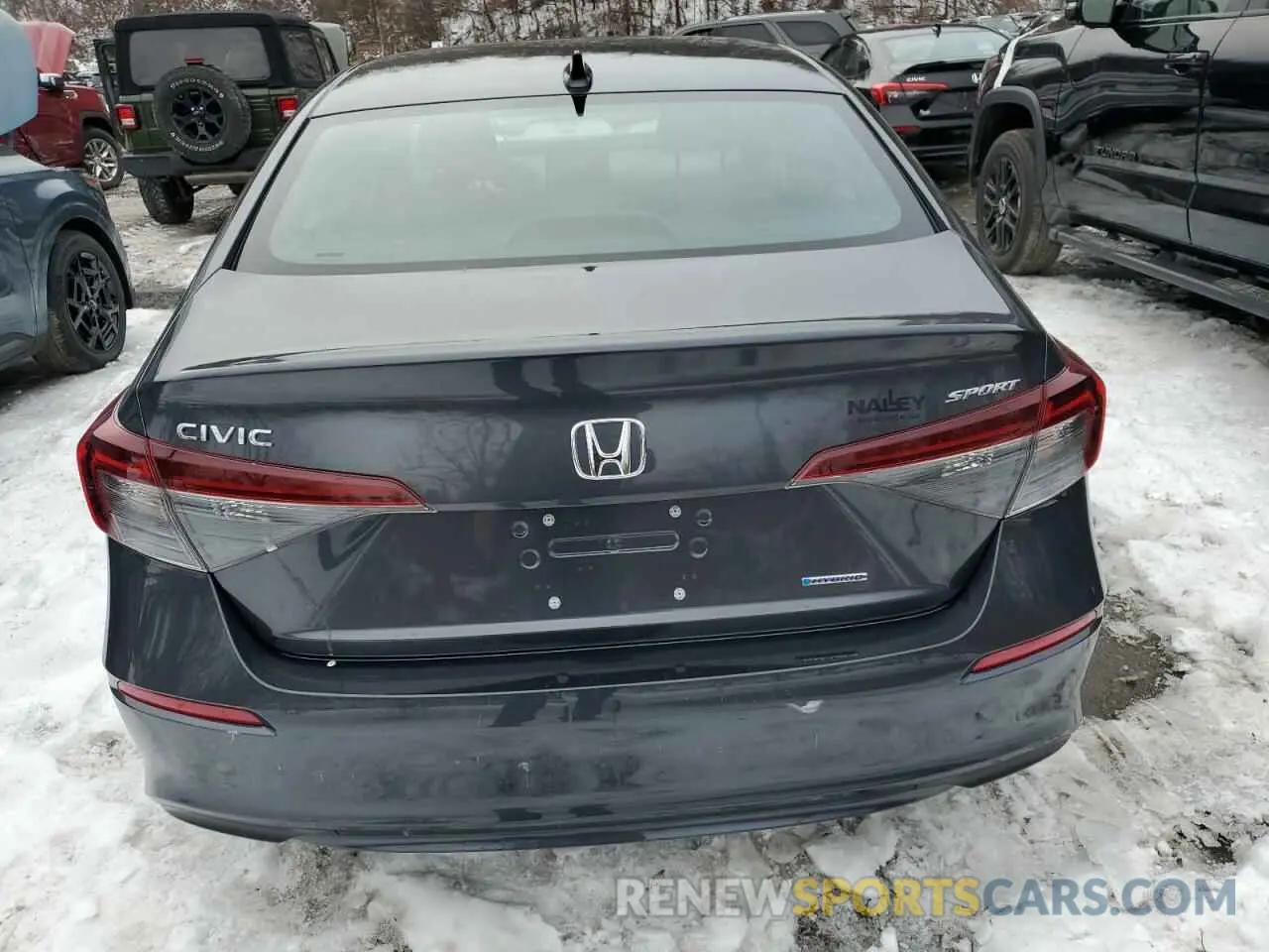 6 fotografías del automóvil dañado 2HGFE4F87SH304619 HONDA CIVIC 2025