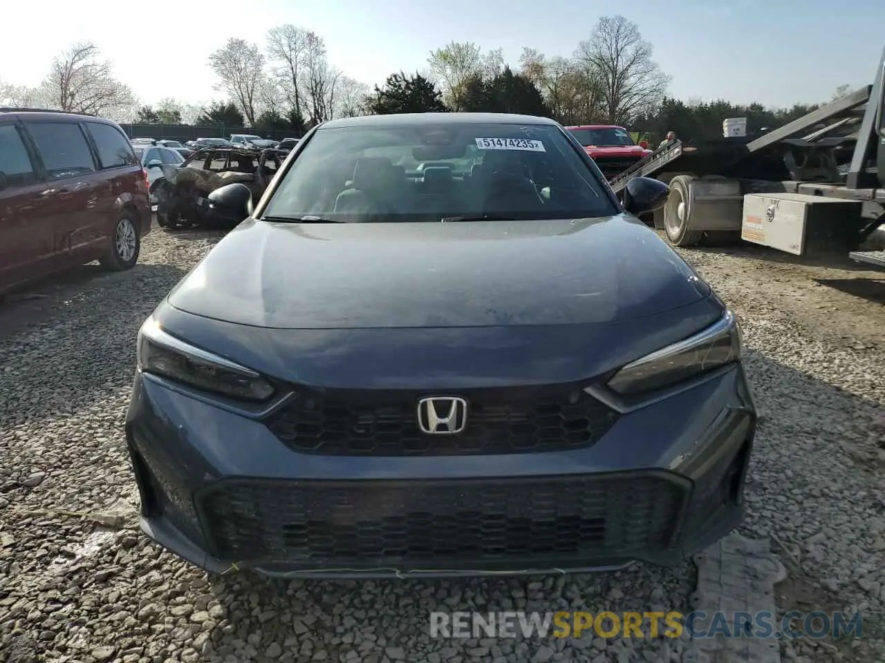 5 fotografías del automóvil dañado 2HGFE4F87SH320237 HONDA CIVIC 2025