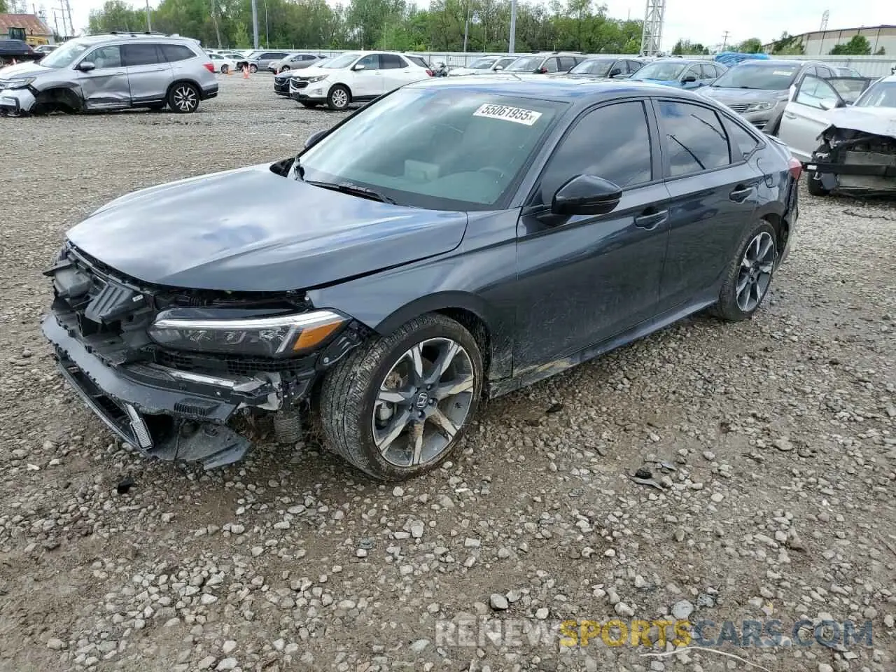 1 fotografías del automóvil dañado 2HGFE4F87SH326314 HONDA CIVIC 2025