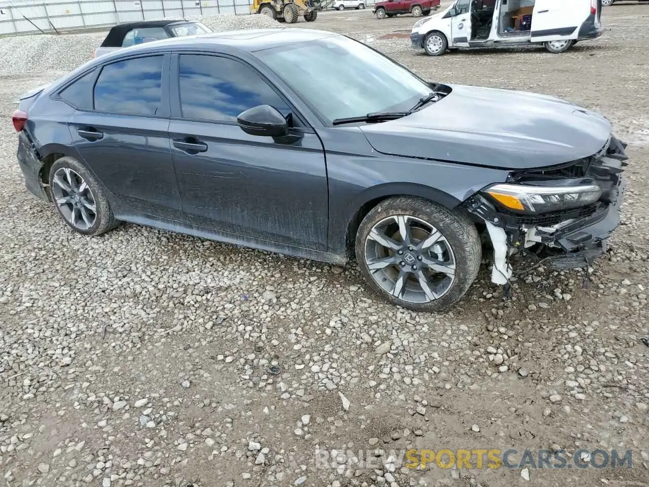 4 fotografías del automóvil dañado 2HGFE4F87SH326314 HONDA CIVIC 2025