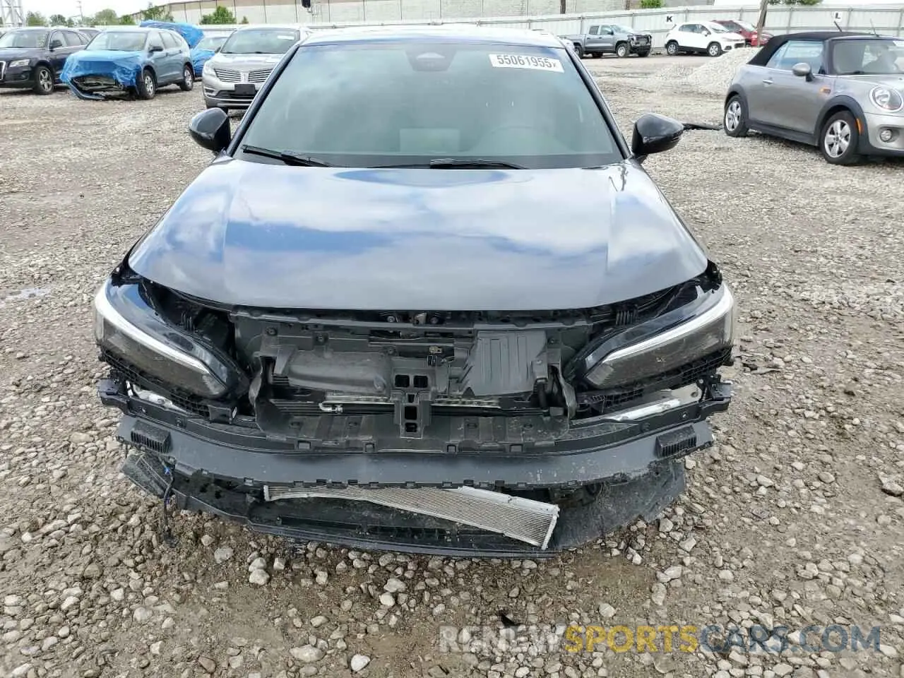5 fotografías del automóvil dañado 2HGFE4F87SH326314 HONDA CIVIC 2025