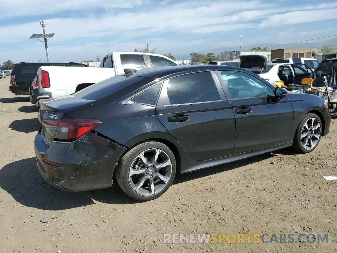 3 fotografías del automóvil dañado 2HGFE4F88SH303141 HONDA CIVIC 2025