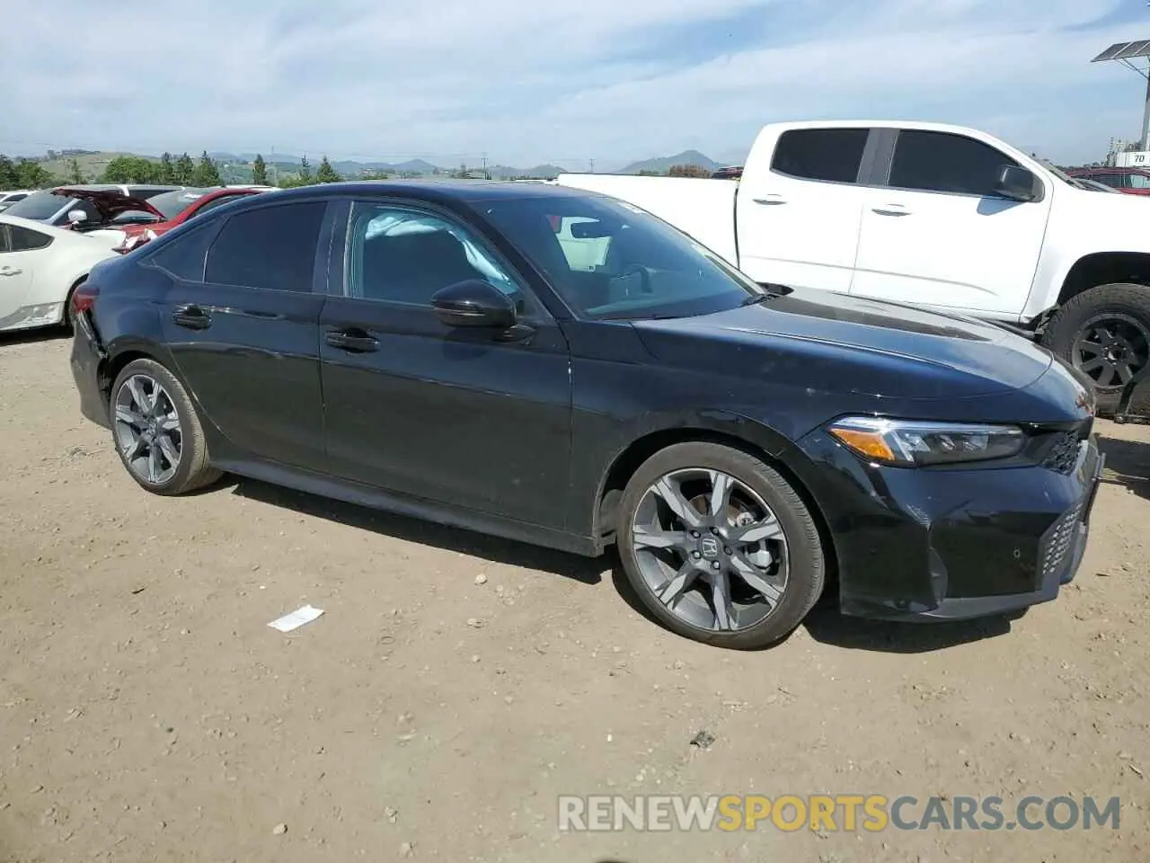 4 fotografías del automóvil dañado 2HGFE4F88SH303141 HONDA CIVIC 2025