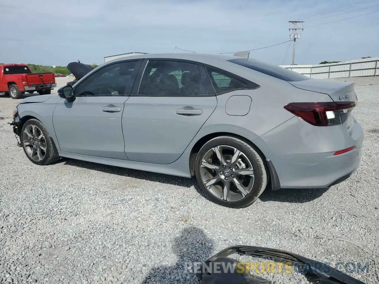 2 fotografías del automóvil dañado 2HGFE4F88SH306668 HONDA CIVIC 2025