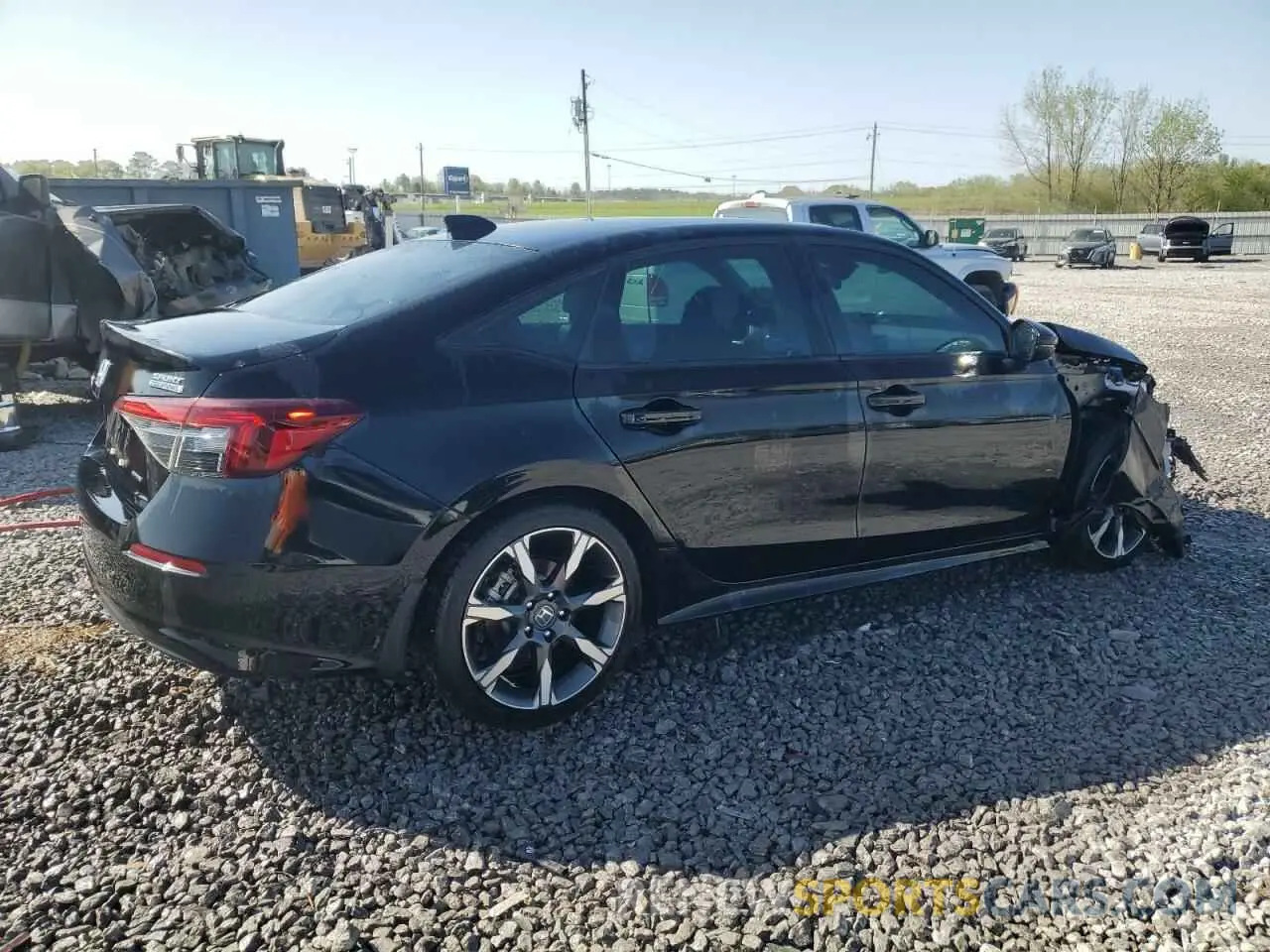 3 fotografías del automóvil dañado 2HGFE4F8XSH310544 HONDA CIVIC 2025