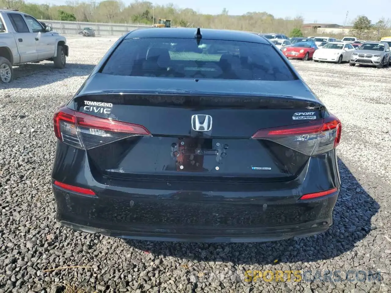 6 fotografías del automóvil dañado 2HGFE4F8XSH310544 HONDA CIVIC 2025
