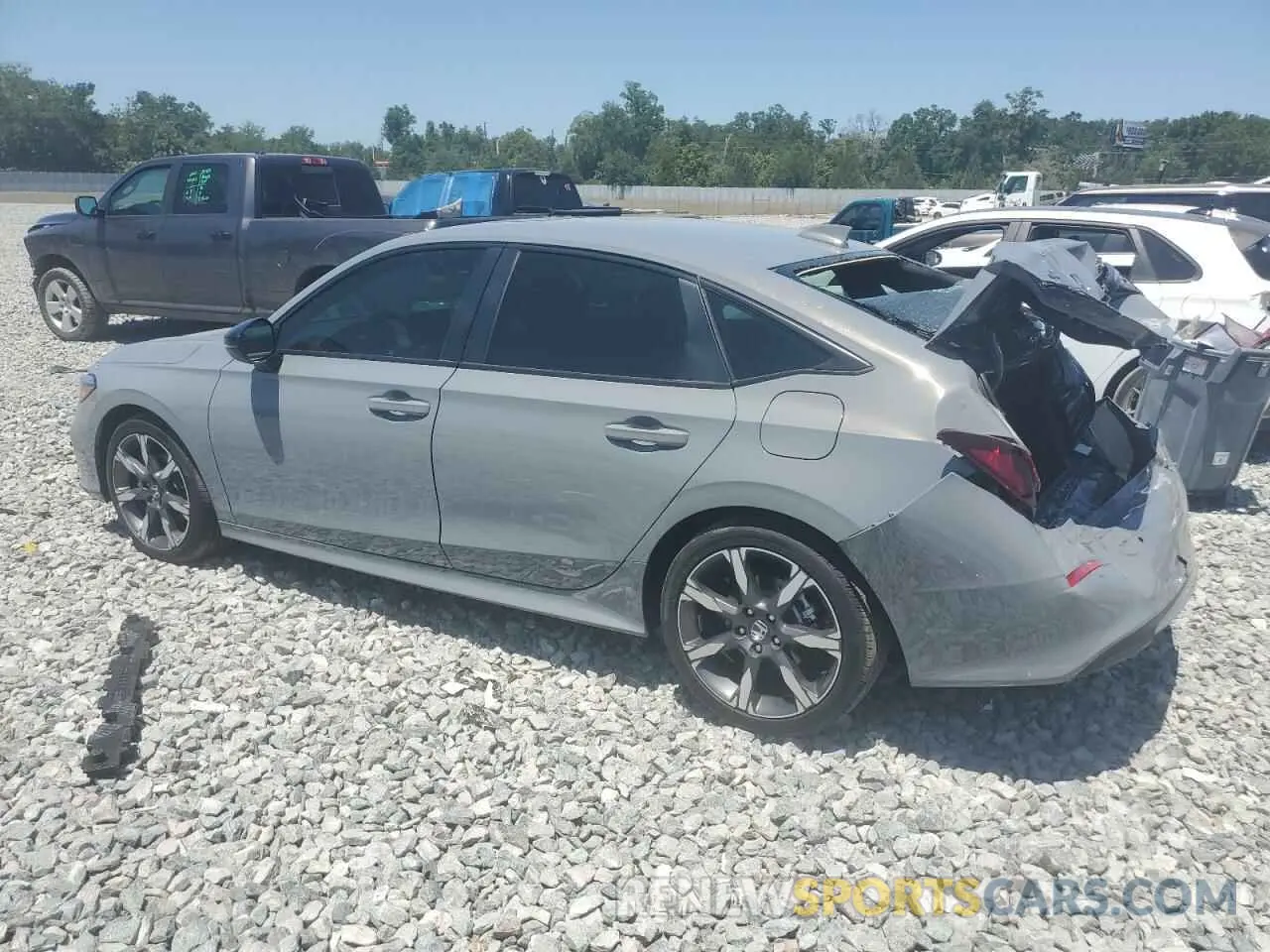 2 fotografías del automóvil dañado 2HGFE4F8XSH314481 HONDA CIVIC 2025