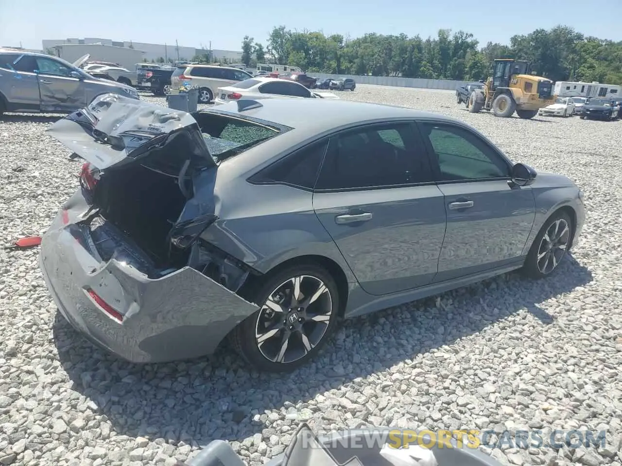 3 fotografías del automóvil dañado 2HGFE4F8XSH314481 HONDA CIVIC 2025