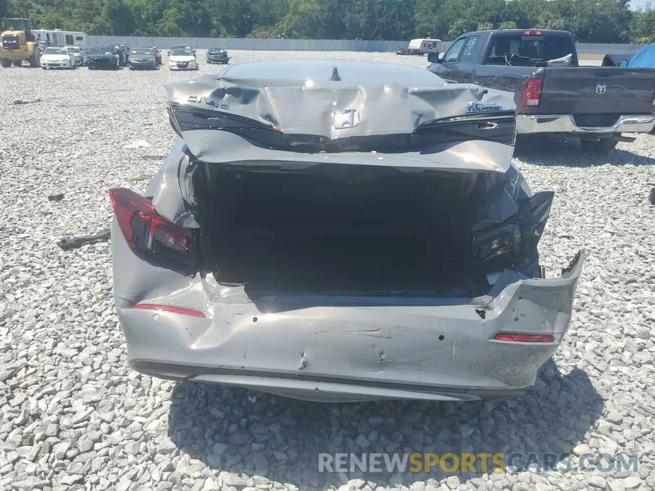 6 fotografías del automóvil dañado 2HGFE4F8XSH314481 HONDA CIVIC 2025