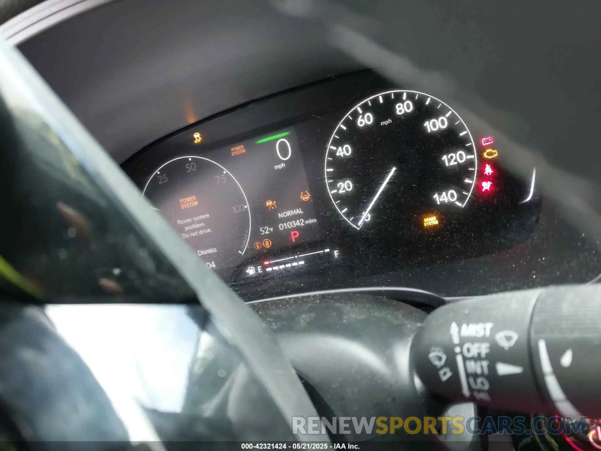 15 fotografías del automóvil dañado 19XFL4H85SE006857 HONDA CIVIC HYBRID 2025