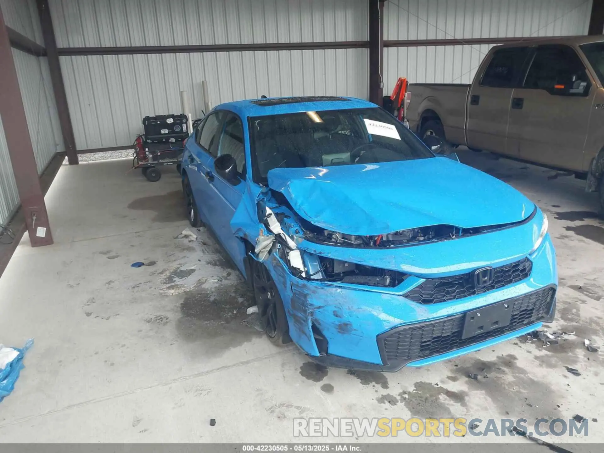 1 fotografías del automóvil dañado 19XFL4H89SE001824 HONDA CIVIC HYBRID 2025