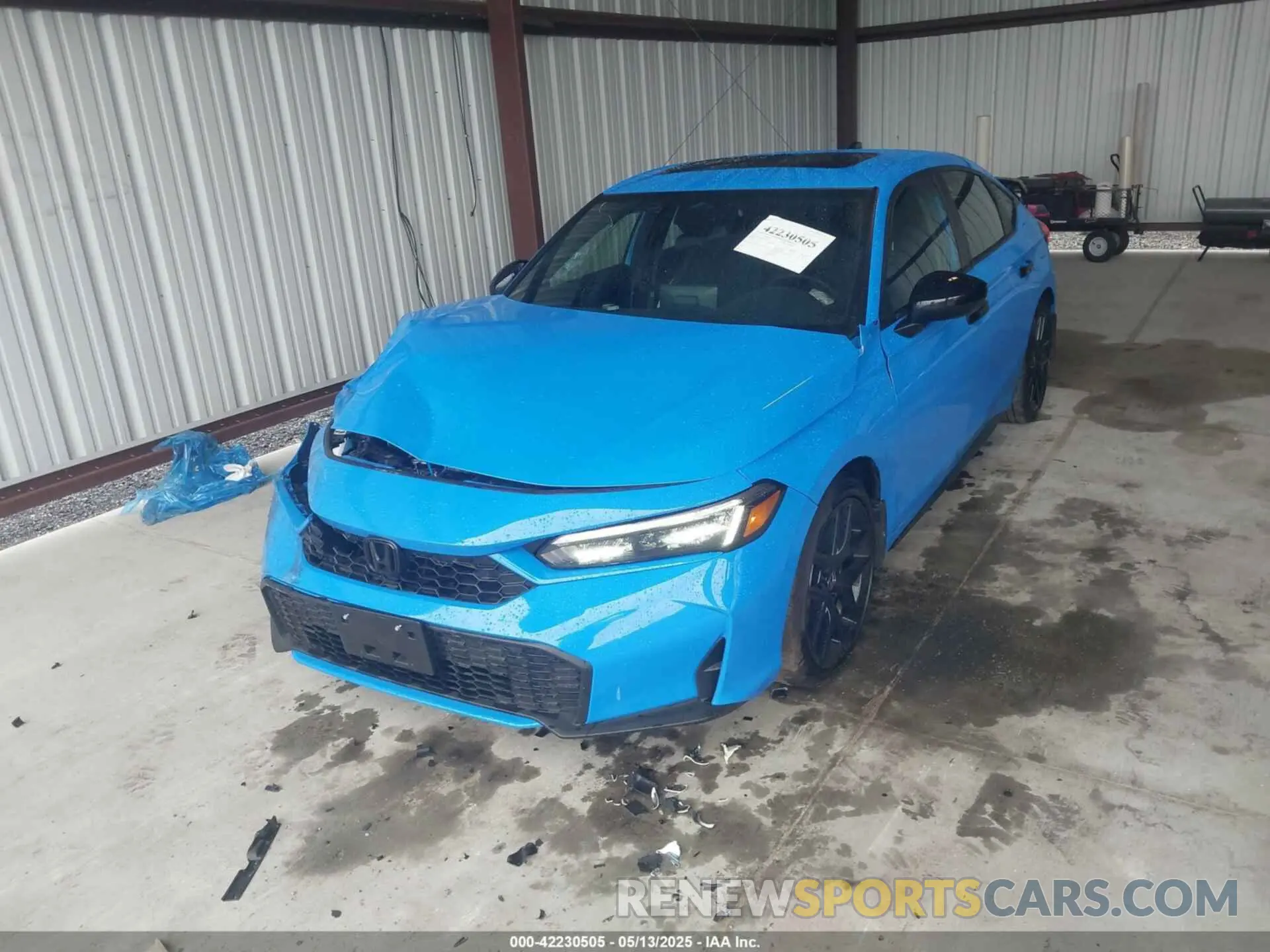 2 fotografías del automóvil dañado 19XFL4H89SE001824 HONDA CIVIC HYBRID 2025
