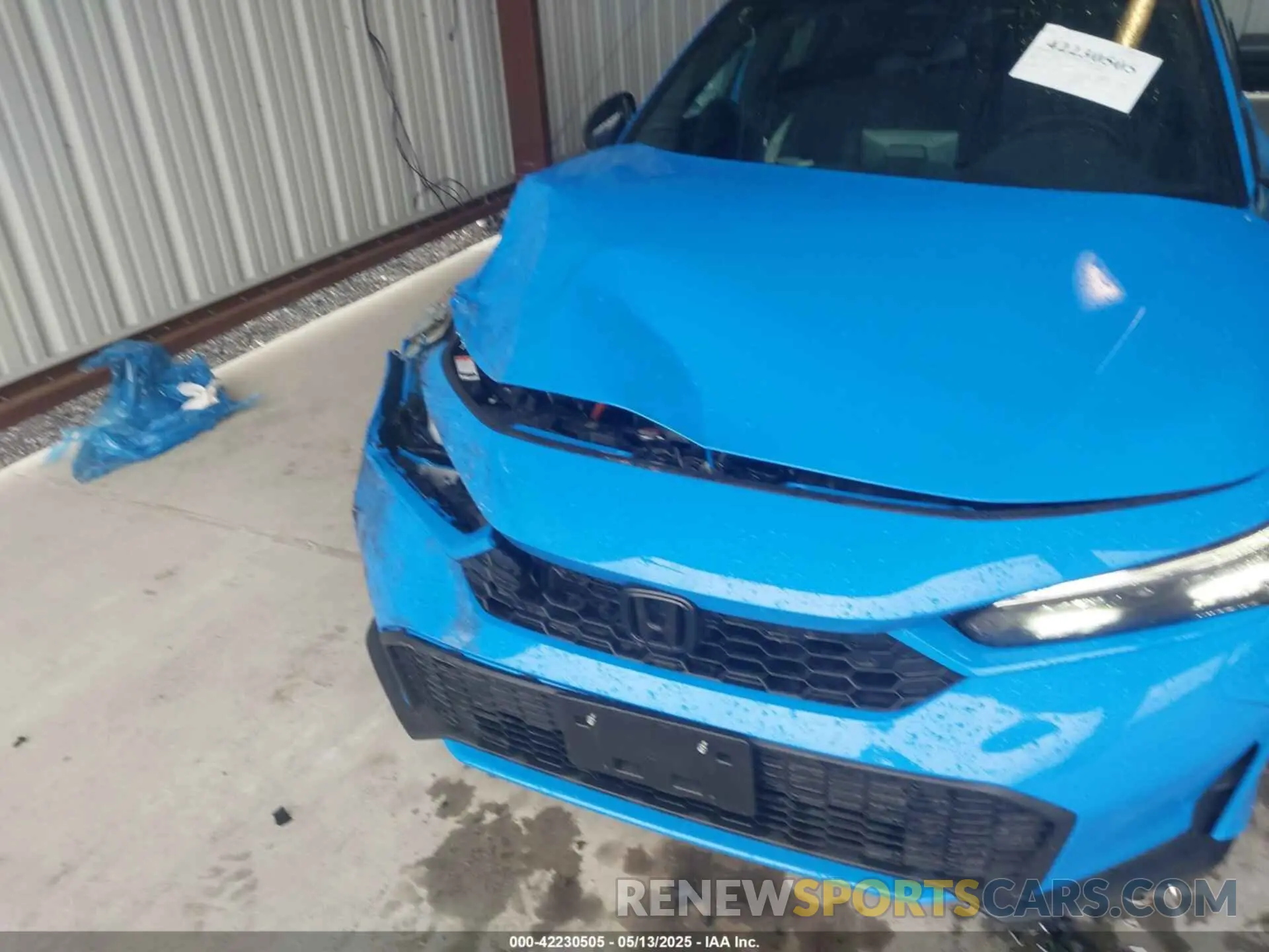 6 fotografías del automóvil dañado 19XFL4H89SE001824 HONDA CIVIC HYBRID 2025