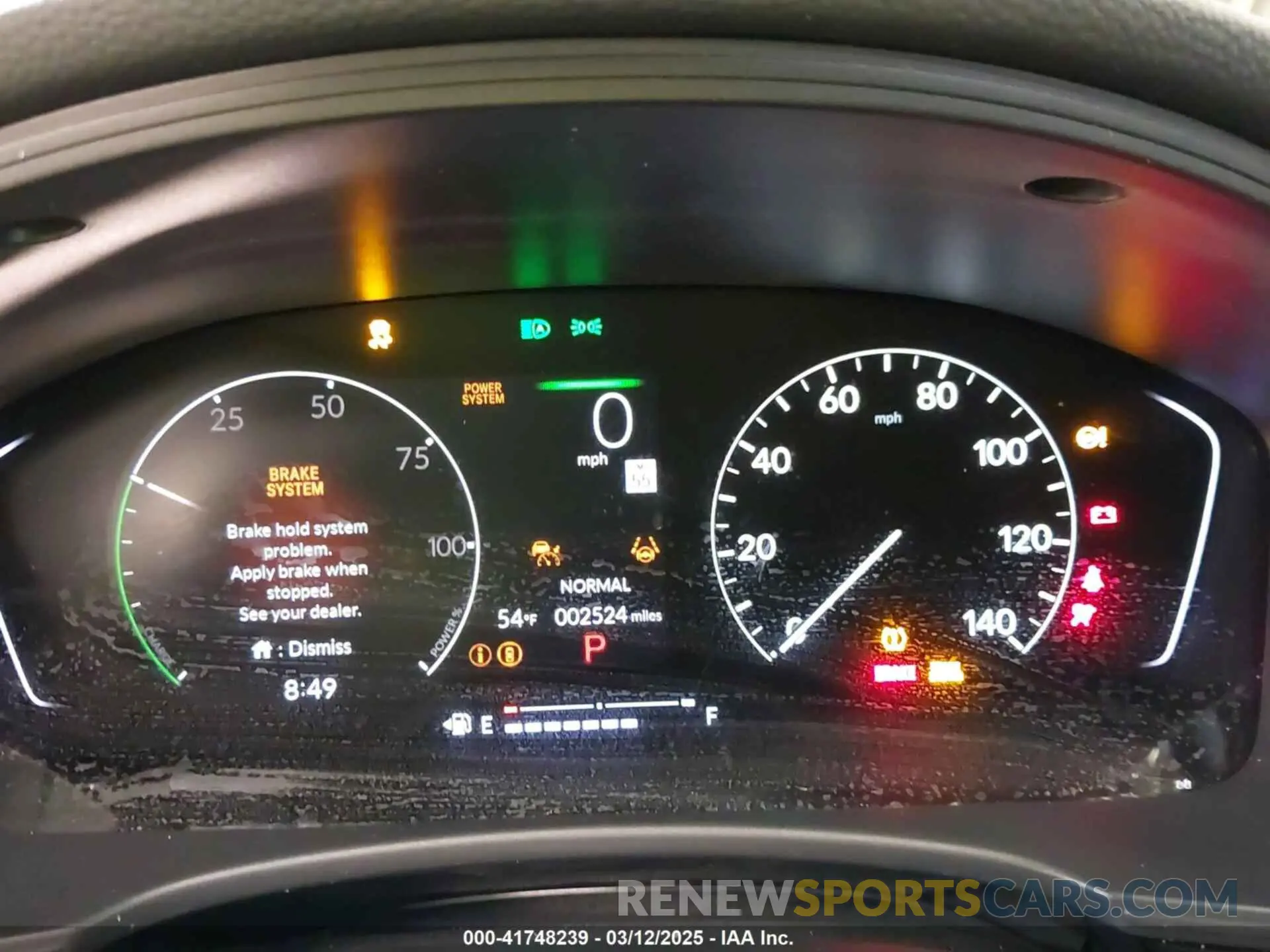 7 fotografías del automóvil dañado 19XFL4H8XSE007762 HONDA CIVIC  HYBRID 2025
