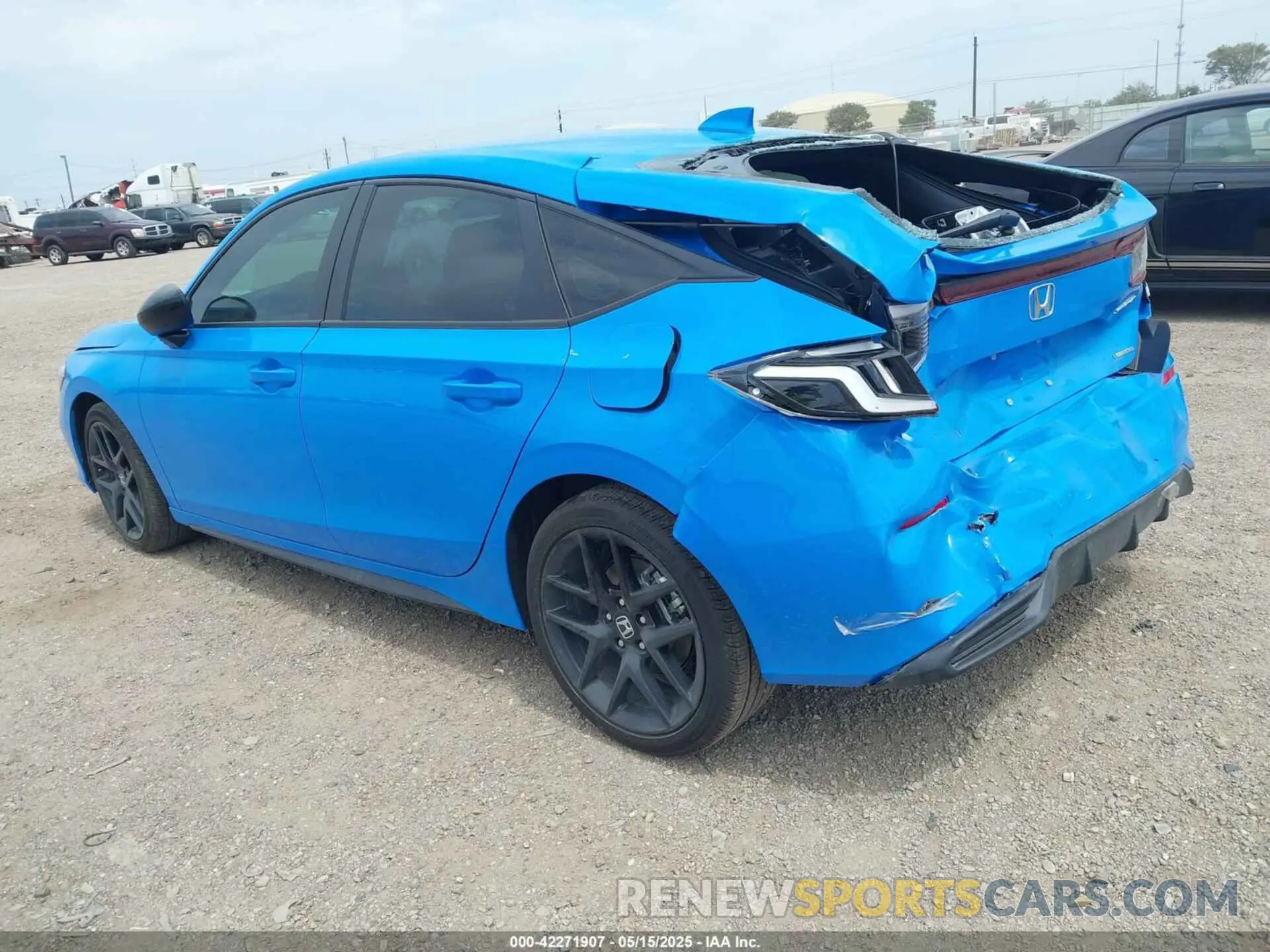 3 fotografías del automóvil dañado 19XFL4H8XSE013674 HONDA CIVIC HYBRID 2025