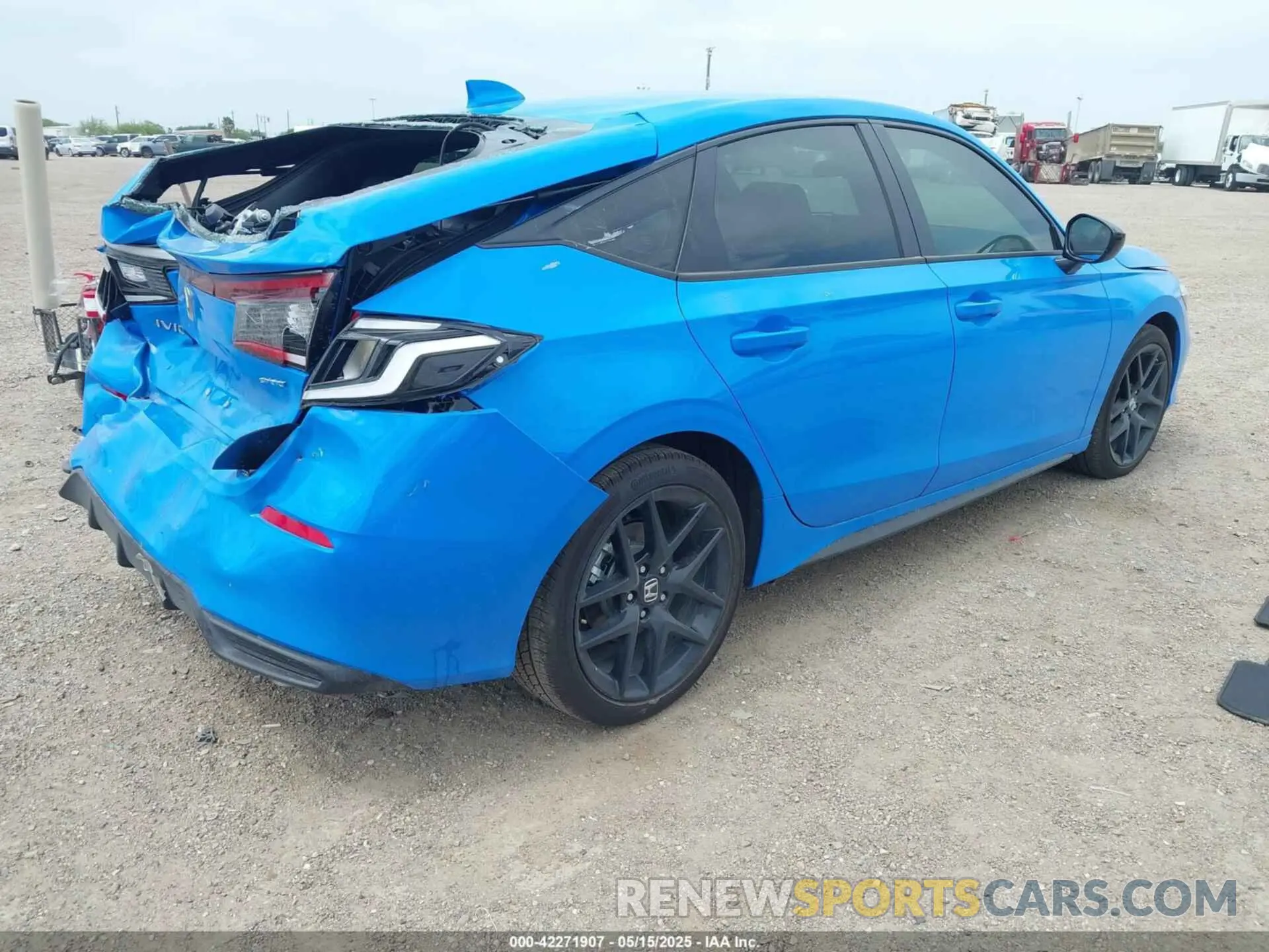 4 fotografías del automóvil dañado 19XFL4H8XSE013674 HONDA CIVIC HYBRID 2025