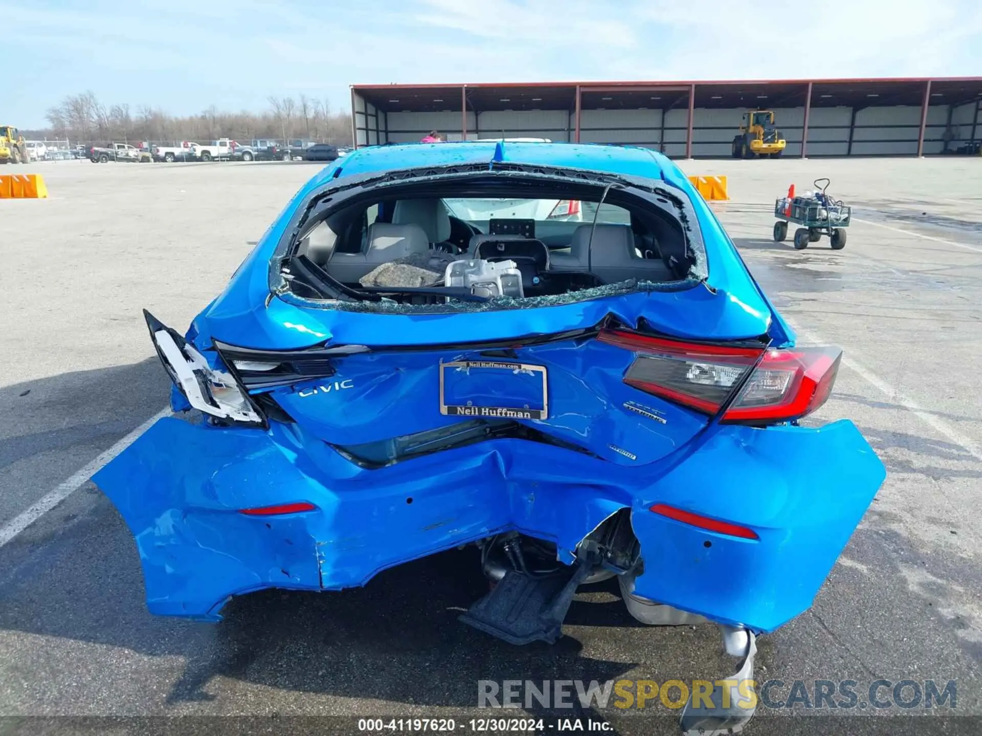 6 fotografías del automóvil dañado 19XFL4H98SE006425 HONDA CIVIC  HYBRID 2025