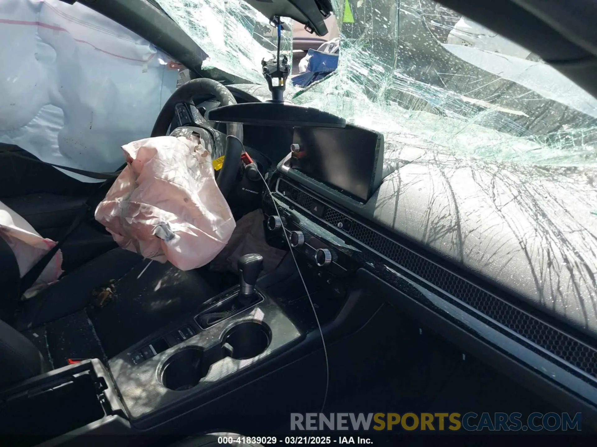 14 fotografías del automóvil dañado 2HGFE4F81SH321500 HONDA CIVIC  HYBRID 2025