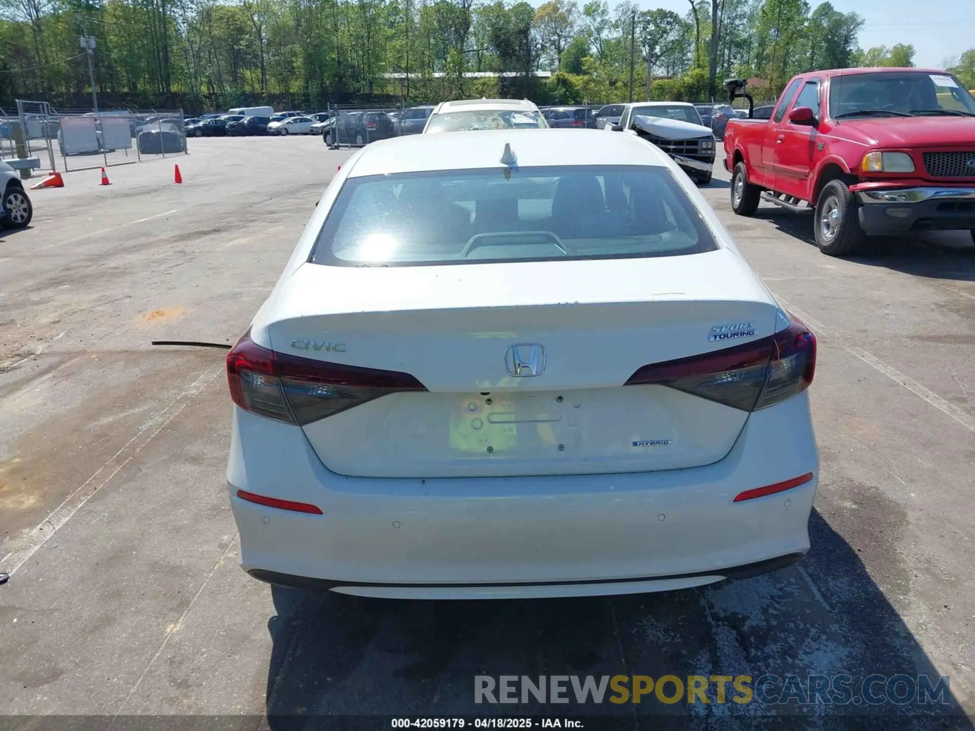16 fotografías del automóvil dañado 2HGFE4F81SH326664 HONDA CIVIC  HYBRID 2025