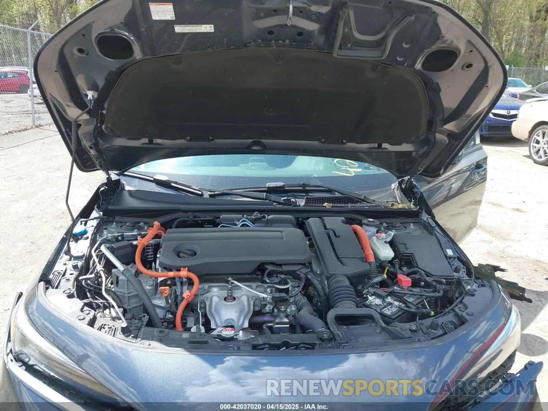 10 fotografías del automóvil dañado 2HGFE4F84SH302357 HONDA CIVIC  HYBRID 2025