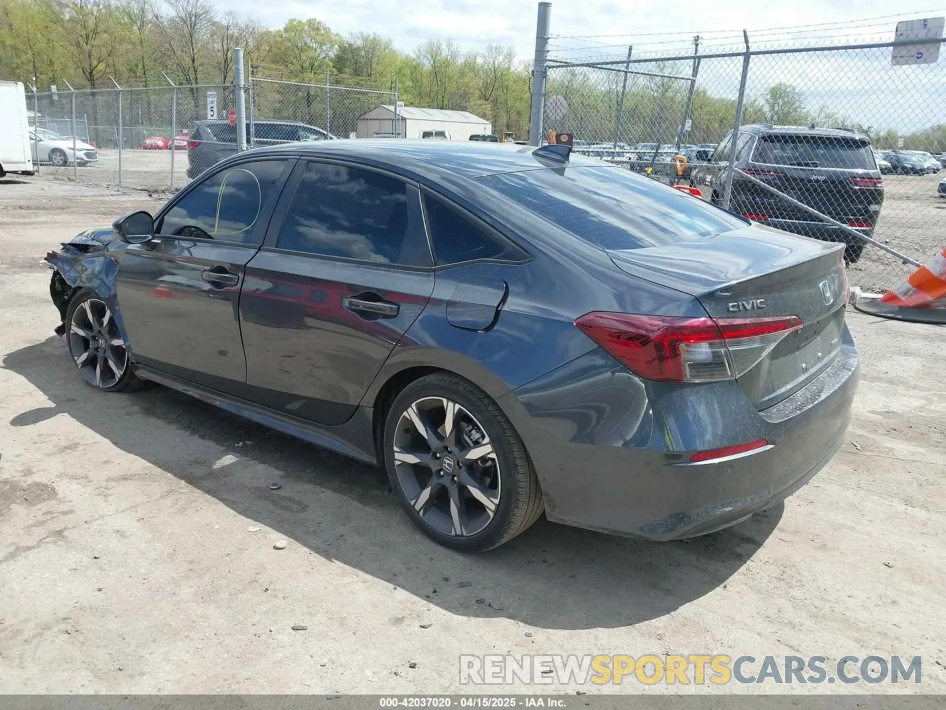 3 fotografías del automóvil dañado 2HGFE4F84SH302357 HONDA CIVIC  HYBRID 2025